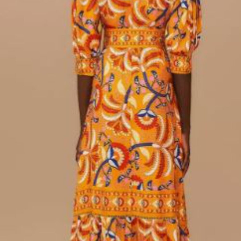 Palms Party Short Sleeve Maxi Dress - Picture 6 of 6